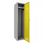 Locker metálico dual chico - 1 puerta amarillo